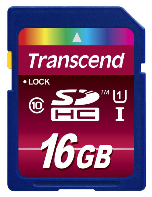 TS16GDHC10U1 - Transcend 16GB Class 10 SDHC Memory Card