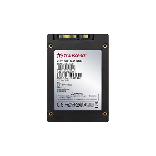 TS16GSSD500 - Transcend 16GB SATA 3Gb/s 2.5" SSD