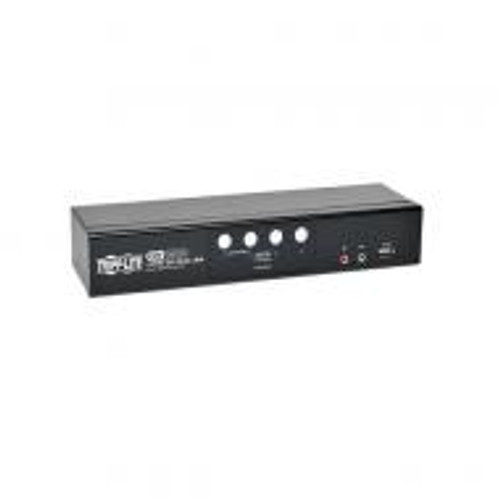 B004-DUA4-HR-K - Tripp-Lite 4-Port DVI Dual-Link USB KVM Switch with Audio and Cables