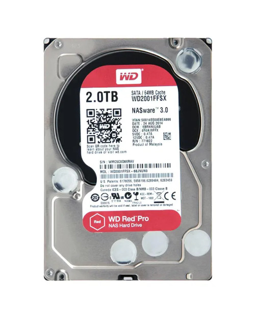 WD2001FFSX - Western Digital 2TB 7200RPM SATA 6Gb/s 64MB 3.5" HDD