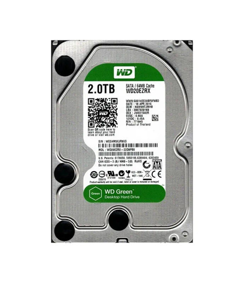 WD20EZRX - WESTERN DIGITAL 2TB 5400RPM SATA 3.5" HDD