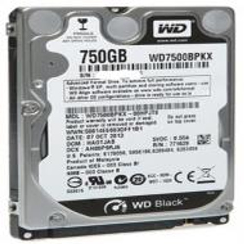 WD7500BPKX - WD Black 750GB 7200RPM SATA 6Gb/s 16MB Cache 2.5" Interna