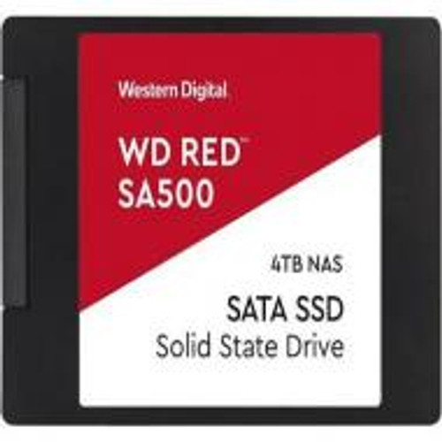 WDS400T1R0A - Western Digital Red SA500 4TB NAS SATA 6Gb/s 2.5-inch Solid State Drive