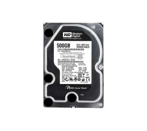 WD5001AALS - WESTERN DIGITAL 500GB 7200RPM SATA 3Gb/s HDD