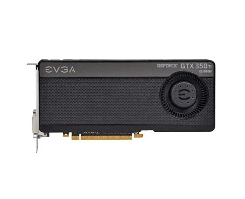 EVGA GeForce GTX 650 Ti BOOST Superclocked 2GB 192-Bit graphics card for gaming.