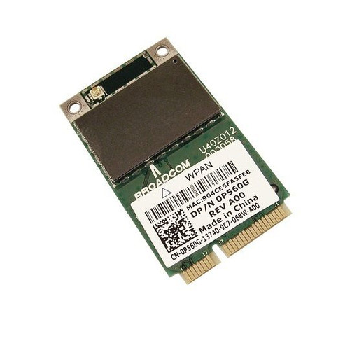 0P560G - Dell Wireless 370 2.4GHz 3Mbps Bluetooth 2.1 Mini PCI Express Card for Latitude E6400 and E6500 Laptops