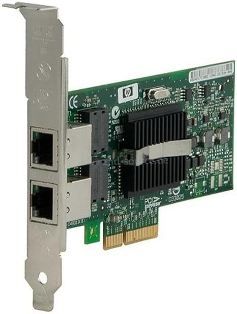 412648-B21 - HP Dual Port 1GbE RJ-45 PCIe x4 Network Adapter