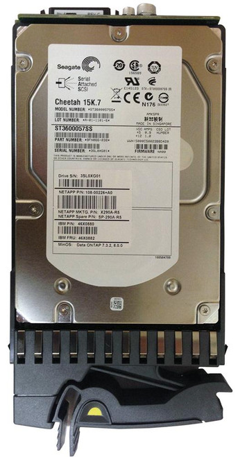 108-00226+A0 NetApp 600GB 15000RPM SAS 6Gbps 16MB Cache 3.5-inch Internal Hard Drive for FAS2000