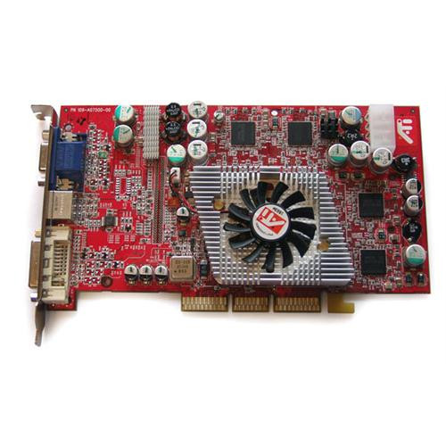 ATI Radeon 9800PRO 128MB DDR DVI/ VGA/ TV-Out Graphics Card for AGP 8x Slot