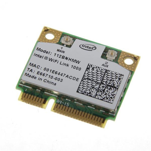 112BNHMW - Intel Centrino Wireless-N 1000 2.4GHz 300Mbps IEEE 802.11b/g/n PCI Express Half Mini Wireless Network Adapter