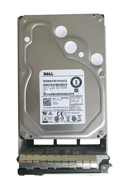 4256W - Dell 2TB 7200RPM SATA 6Gb/s 3.5" Hot-Plug HDD