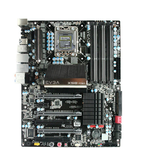 132-GT-E768-TR - EVGA X58 Chipset ATX LGA-1366 24GB DDR3 Motherboard