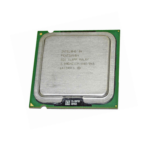 222-0102 Dell 2.80GHz 800MHz FSB 1MB L2 Cache Supporting HT Technology Intel Pentium 4 521 Processor Upgrade