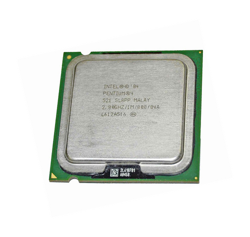 222-0152 Dell 2.80GHz 800MHz FSB 1MB L2 Cache Supporting HT Technology Intel Pentium 4 521 Processor Upgrade