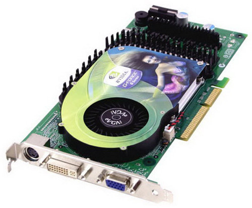 256-A8-N344-AX EVGA e-GeForce 6800 GT 256MB 256-Bit GDDR3 DVI/ D-Sub/ S-Video Out AGP 4X/8X Video Graphics Card