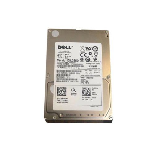 0R744K - Dell 300GB 10000RPM SAS 6Gb/s 2.5" HDD