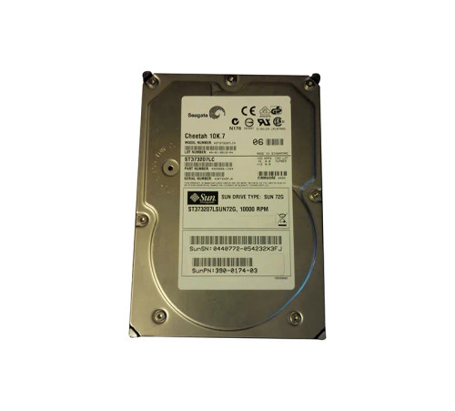 390-0174 - SUN 73GB 10000RPM Ultra-320 SCSI 3.5" HDD