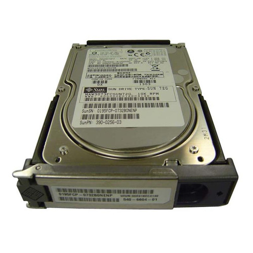 390-0256 - Sun 73GB 10000RPM Fibre Channel 2Gbps 8MB Cache 3.5-inch Internal Hard Drive for Fire Server and StorEdge