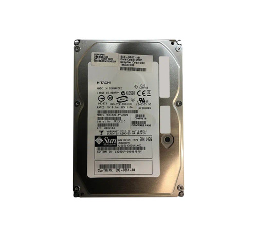 390-0361 - SUN 146GB 15000RPM Ultra-320 SCSI 3.5" HDD