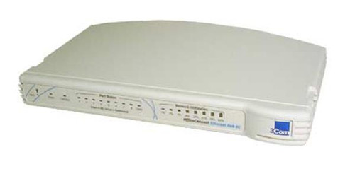 3C16701 3Com OfficeConnect 8-Port Ethernet Hub 8 x 10Base-T Stackable Ethernet Hub