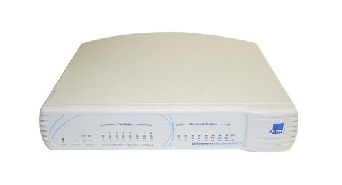 3C16751B - 3Com OfficeConnect Dual Speed 16-Port Hub 16 x 10/100Base-TX Stackable Ethernet Hub