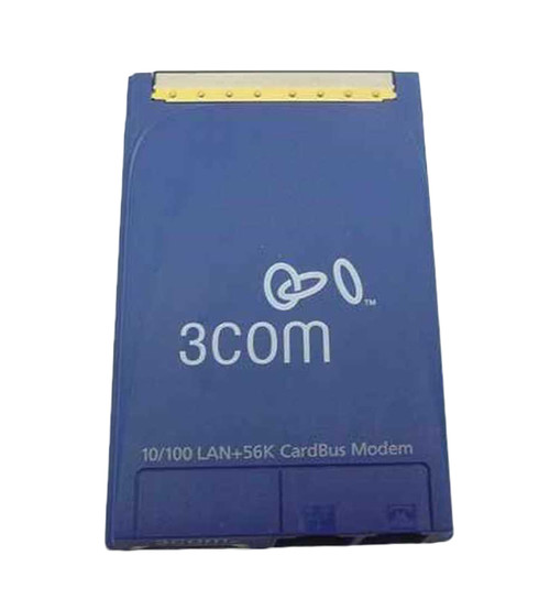 3C3FEM656C - 3Com 56K 100Mbps 10/100Base-T External Modem Card