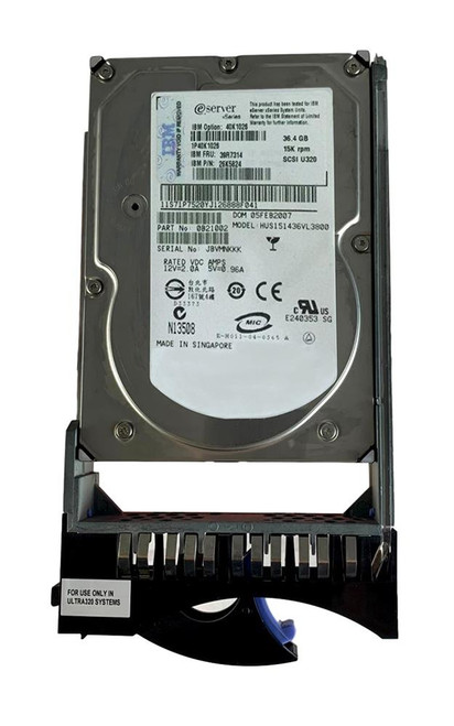 IBM 40K1026 36.4GB 15000RPM Ultra-320 SCSI 3.5Internal Hard Drive