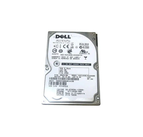 0T855K - Dell 147GB 10000RPM SAS 6Gb/s 2.5" HDD