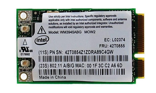 42T0855 - IBM Wireless 3945ABG Mini-PCI Express Adapter