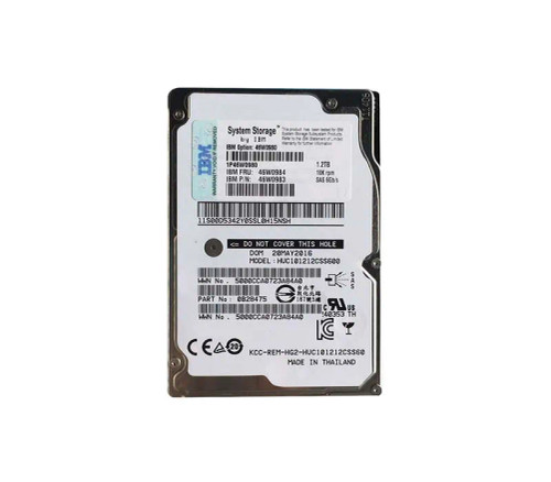 46W0980 - IBM 1.2TB 10000RPM SAS 6Gb/s 2.5" HDD