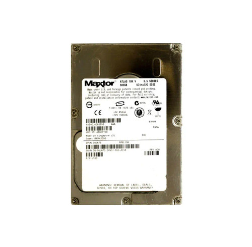0UJ673 - Dell 300GB 10K RPM Ultra-320 SCSI 3.5" HDD
