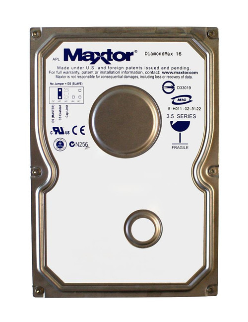 4A250J0 Maxtor DiamondMax 16 250GB 5400RPM ATA-133 2MB Cache 3.5-inch Internal Hard Drive