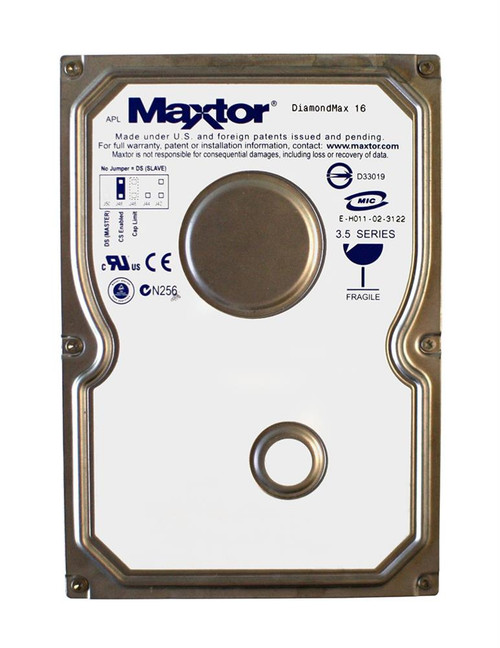4A300J0 Maxtor DiamondMax 16 300GB 5400RPM ATA-133 2MB Cache 3.5-inch Internal Hard Drive