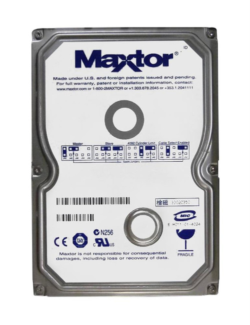 4K040H2 Maxtor DiamondMax D540X 40GB 5400RPM ATA-100 2MB Cache 3.5-inch Internal Hard Drive