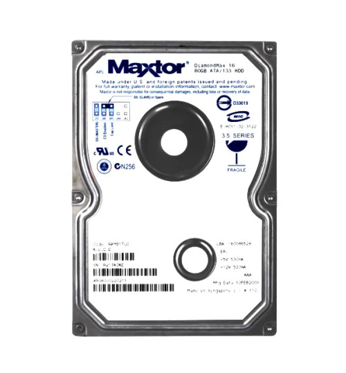 4R080J0 - Maxtor 80GB 7200RPM IDE 3.5" HDD