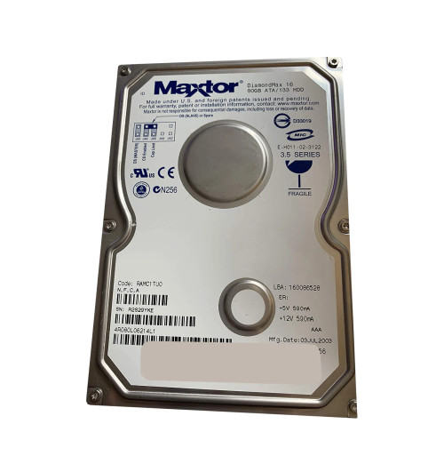 4R080L0 - Maxtor 80GB 5400RPM ATA-133 2MB 3.5" HDD