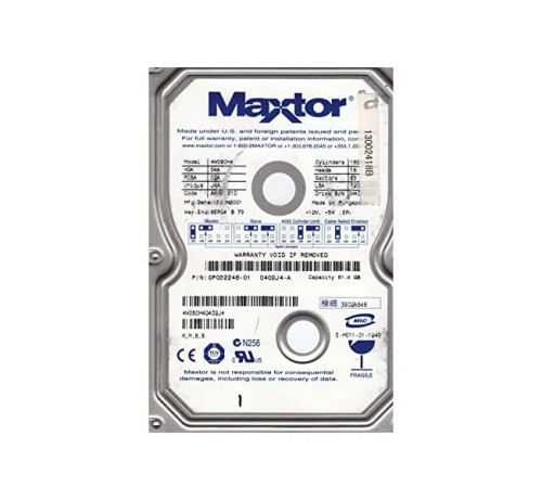 4W060H4 - Maxtor 60GB 5400RPM ATA-100 2MB 3.5" HDD