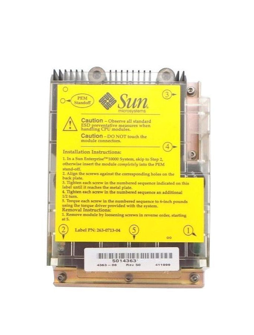 501-4363-08 - SUN 333MHz UltraSPARC II 4MB Cache Processor