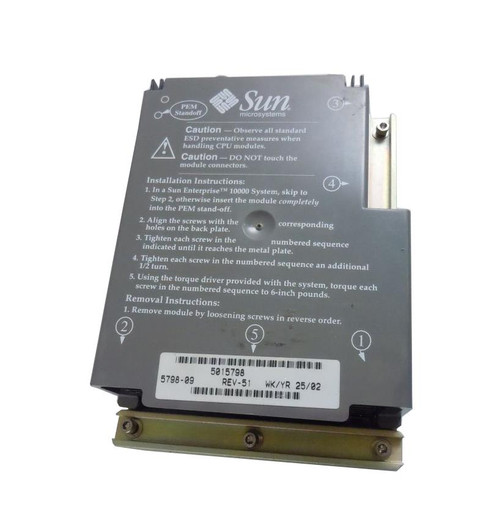 501-5798 - Sun 464/466MHz Processor Module