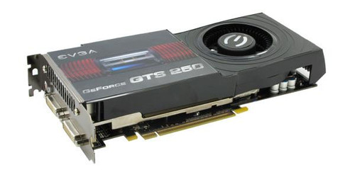 512-P3-1150-TR - EVGA GeForce GTS 250 512MB 256-Bit GDDR3 PCI Express 2.0 x16 HDCP Ready/ SLI Supported Video Graphics Card