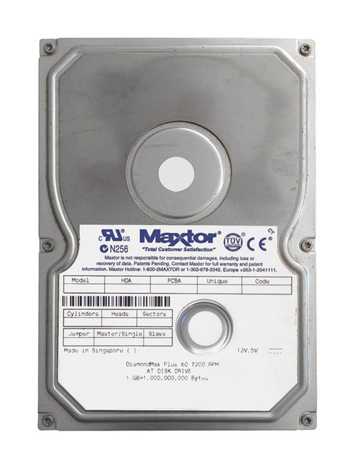 5T020H2 Maxtor DiamondMax Plus 60 20.4GB 7200RPM ATA-100 2MB Cache 3.5-inch Internal Hard Drive