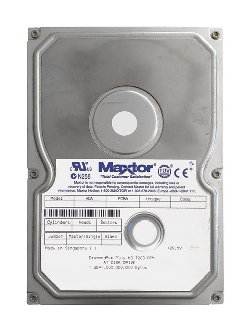 5T101H1 - Maxtor 10.2GB 7200RPM ATA-100 3.5" HDD