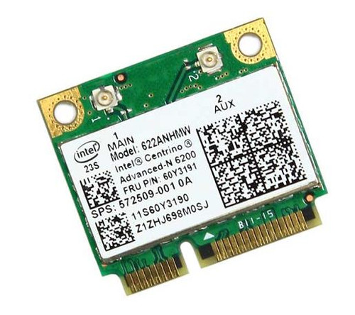 60Y3191 IBM Lenovo Centrino Advanced-N 6200 Half Mini Wi-Fi Card by Intel for ThinkPad