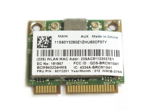 60Y3251 - IBM 802.11 a/b/g/n Mini-PCI Express WLAN Adapter
