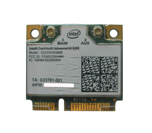 62205AN.HMWG - Intel Dual Band 300Mbps Half Mini PCI Wireless Adapter