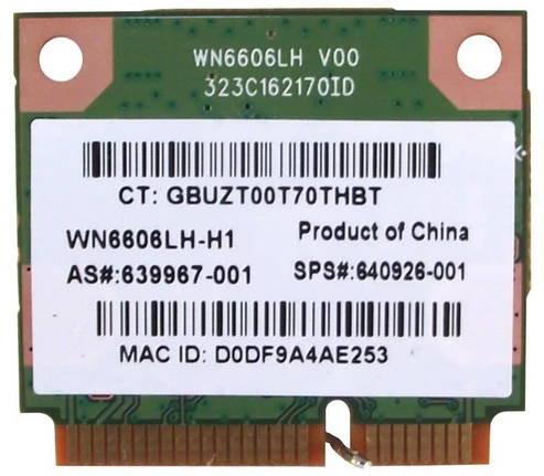 640926-001 - HP Realtek 8188GN 802.11b/g/n WiFi Network Adapter