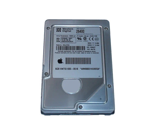 655-0518 - Apple 6GB 5400RPM IDE ATA/33 3.5" HDD