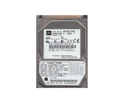 655-1056 - Apple 60GB 4200RPM IDE 2.5" HDD