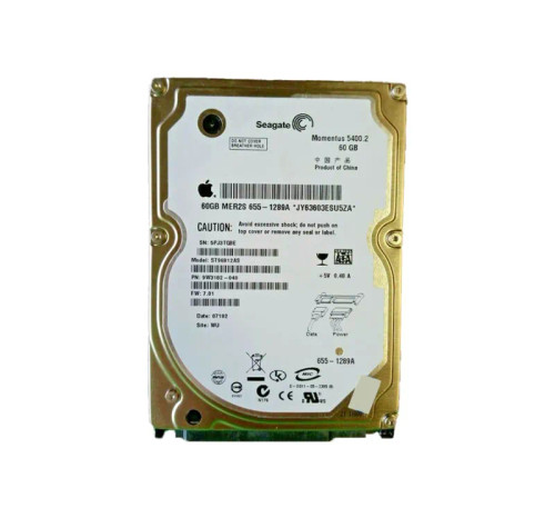 655-1289A - Apple 60GB 5400RPM SATA 8MB 2.5" HDD