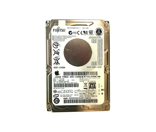 655-1349A - Apple 120GB 5400RPM SATA 2.5" HDD